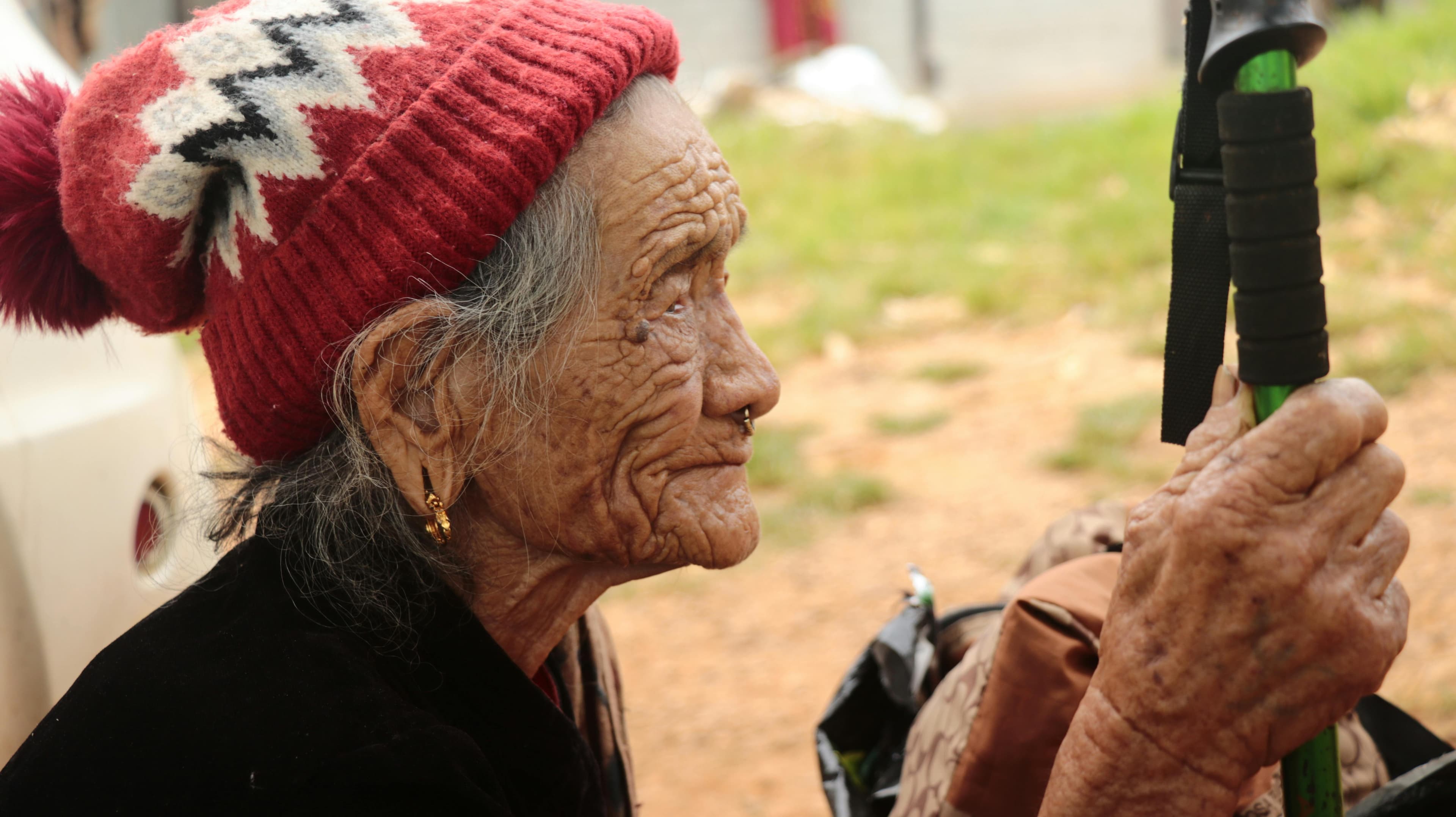 Elderly residents enjoying activities